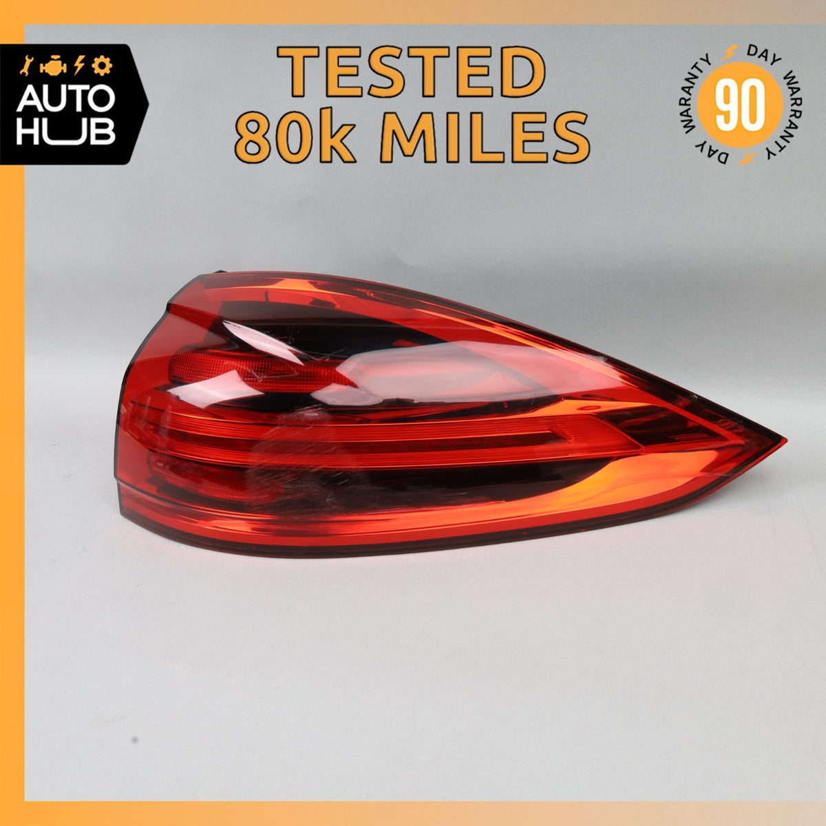15-18 Porsche Cayenne 958 Right Side Outer Tail Light Lamp 7P5945208H OEM 80k - photo 1