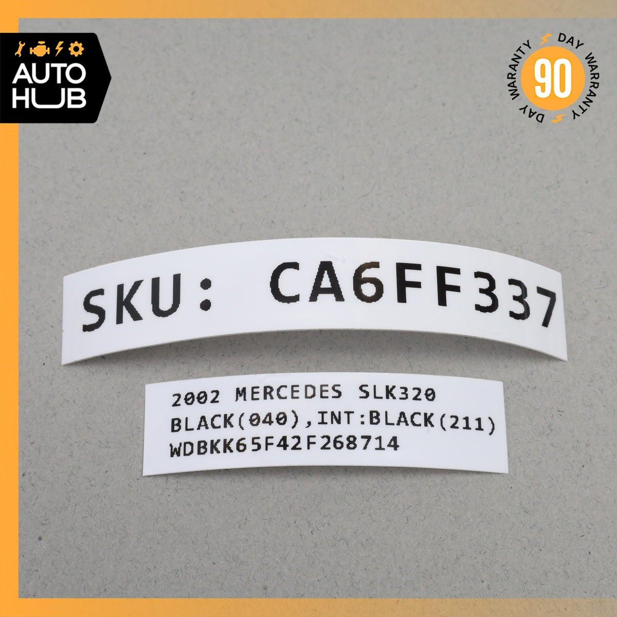Mercedes R170 SLK320 CLK430 CLK55 Airbag Air Bag Sensor SRS Control Module OEM - photo 7