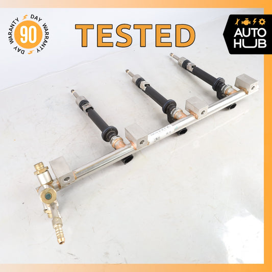 11-18 Porsche Cayenne 958 Touareg VR6 Upper Fuel Injector Rail w/ Injectors OEM - photo 1
