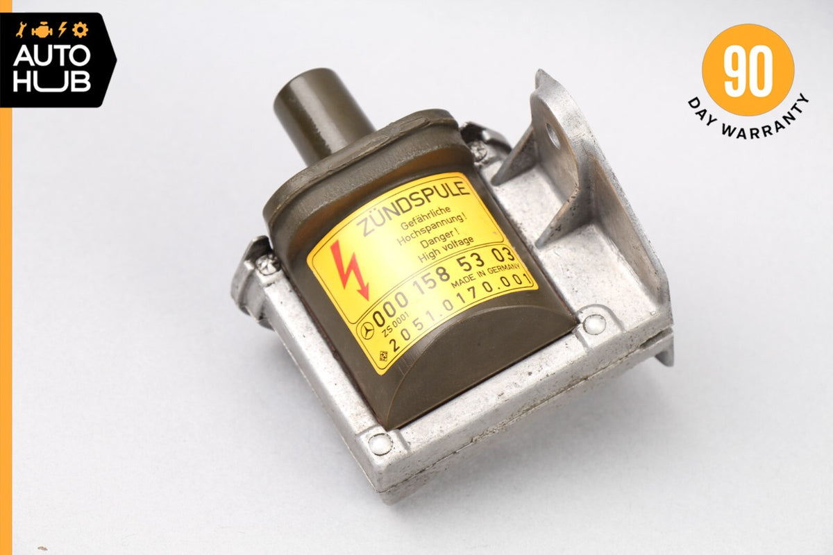 86-93 Mercedes R129 500SL 300TE 300SEL Ignition Coil w/ Cover 0001585303 OEM - photo 4
