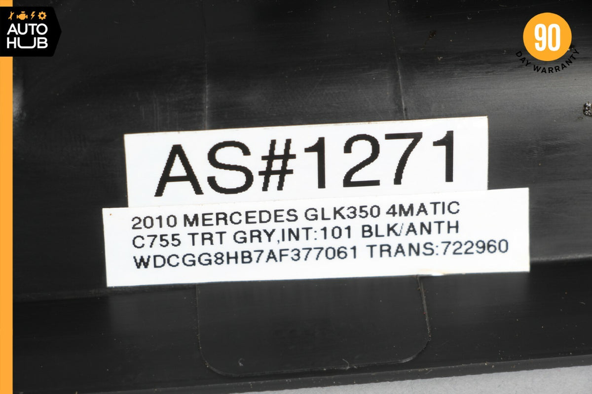 10-15 Mercedes X204 GLK350 Dashboard Dash Board Trim Panel Left Side Black OEM - photo 12