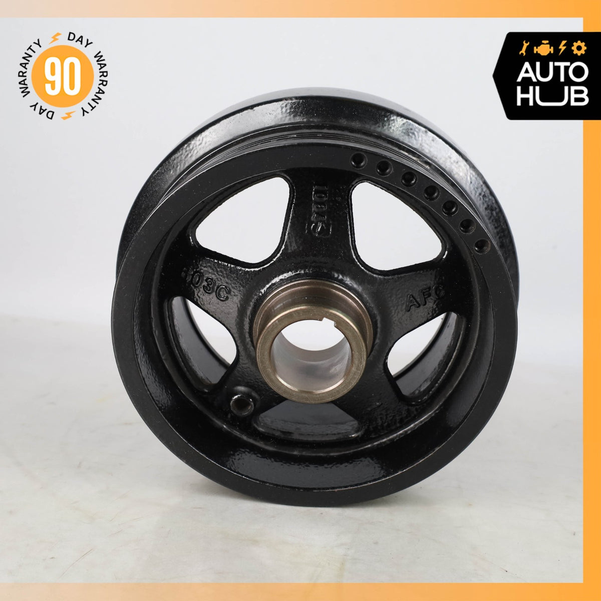 Porsche Cayenne 958 4.8L Crank Shaft Pulley Harmonic Dampener OEM - photo 4