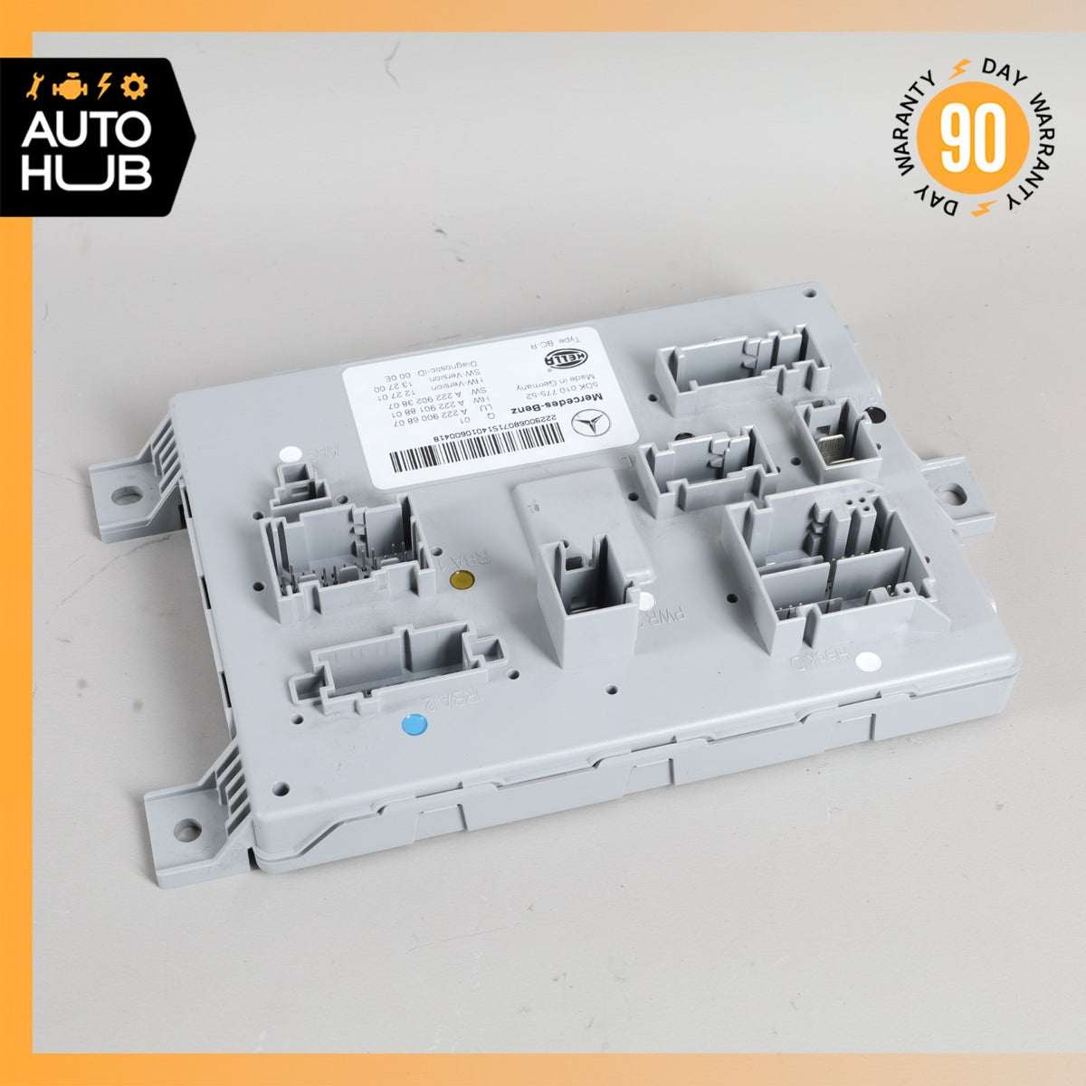 2014 Mercedes W222 S550 Rear Trunk SAM Control Module 2229006807 OEM - photo 2