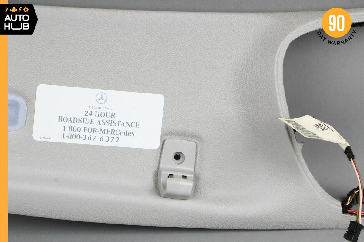 03-06 Mercedes R230 SL500 SL55 Front Window Top Upper Headliner Trim Panel OEM - photo 3