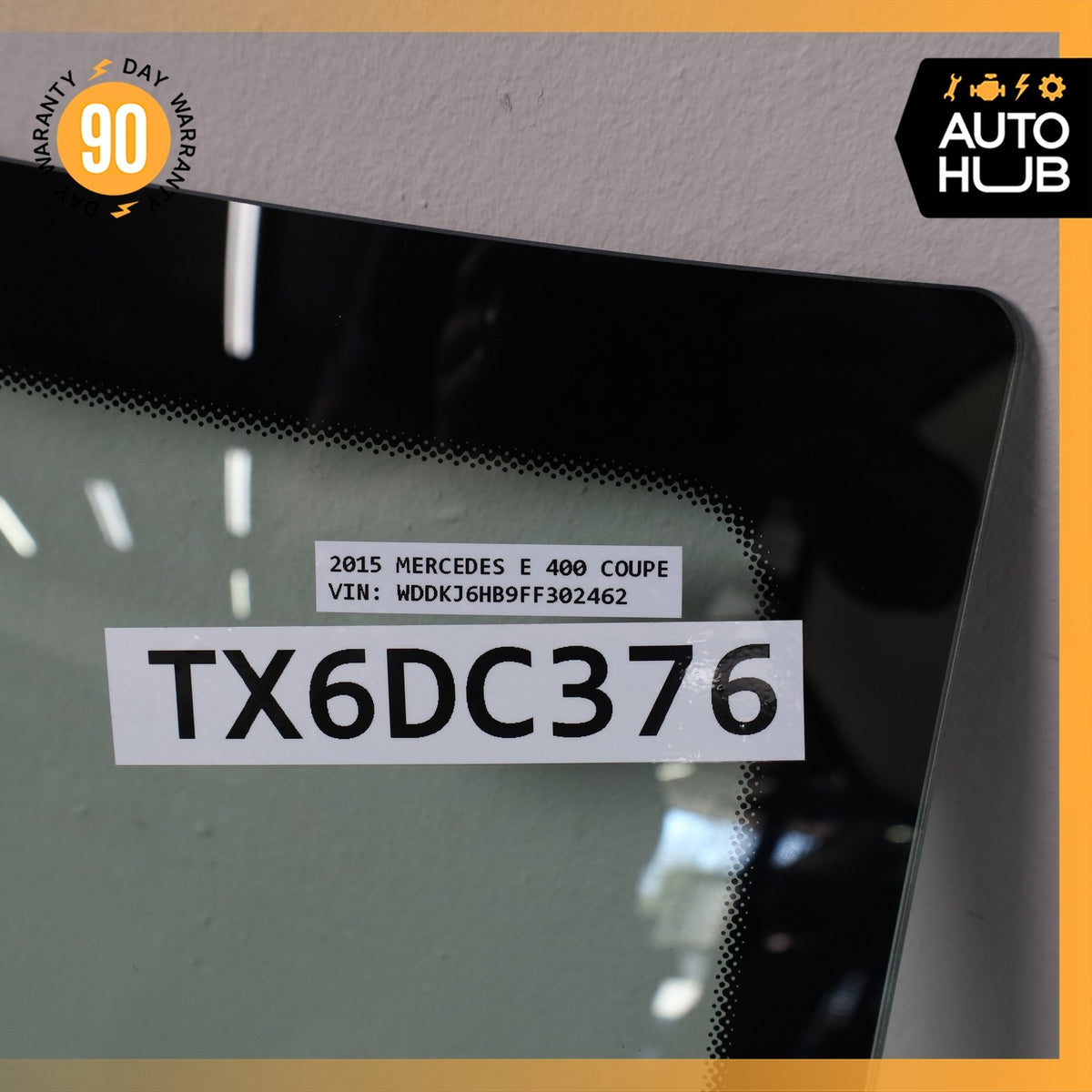 10-17 Mercedes W207 E400 C250 Coupe Front Windshield Window Glass OEM - photo 16