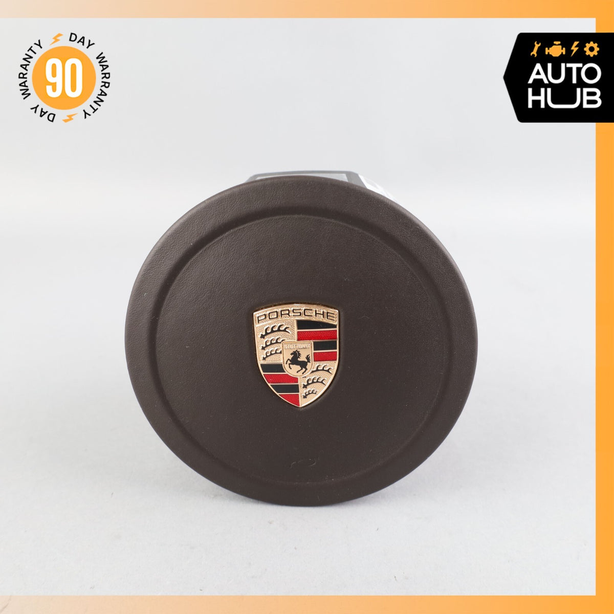 10-14 Porsche Cayenne 958 Panamera Steering Wheel Airbag Air Bag Leather OEM - photo 1