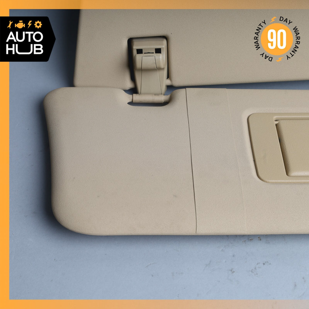 06-12 Mercedes W164 ML550 GL350 Sun Visor Sunvisor Front Right Side Beige OEM - photo 8