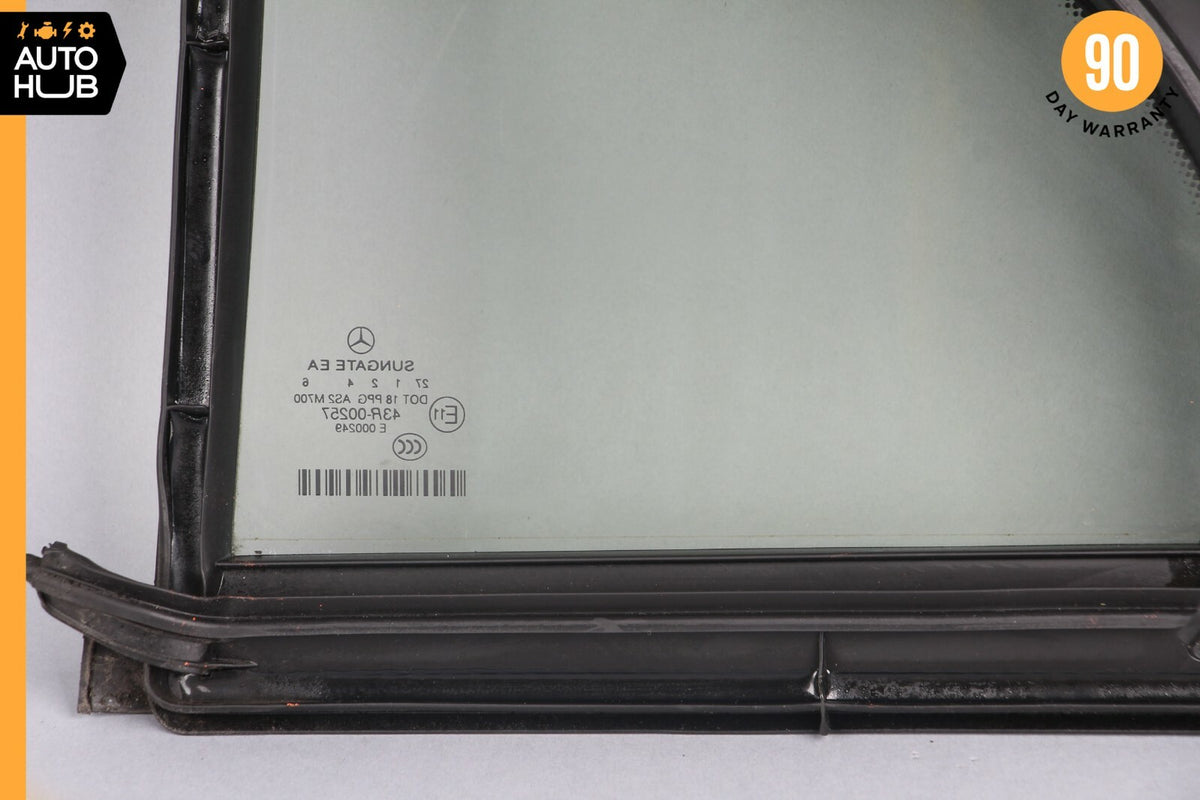 07-13 Mercedes W221 S550 S65 Quarter Window Glass Rear Right Passenger Side OEM - photo 7