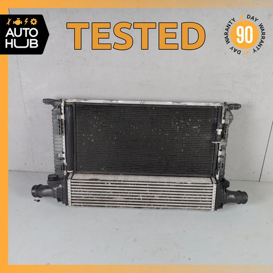 09-12 Audi 8R Q5 A4 S4 A5 Engine Motor Cooling Radiator A/C Condenser OEM - photo 1