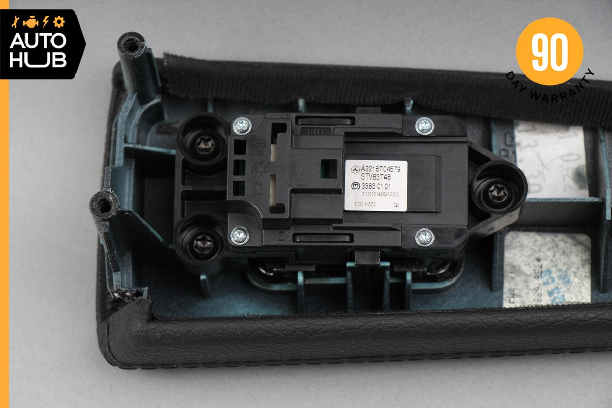 10-13 Mercedes W221 S550 S400 Front Right Side Window Control Switch Black OEM - photo 7