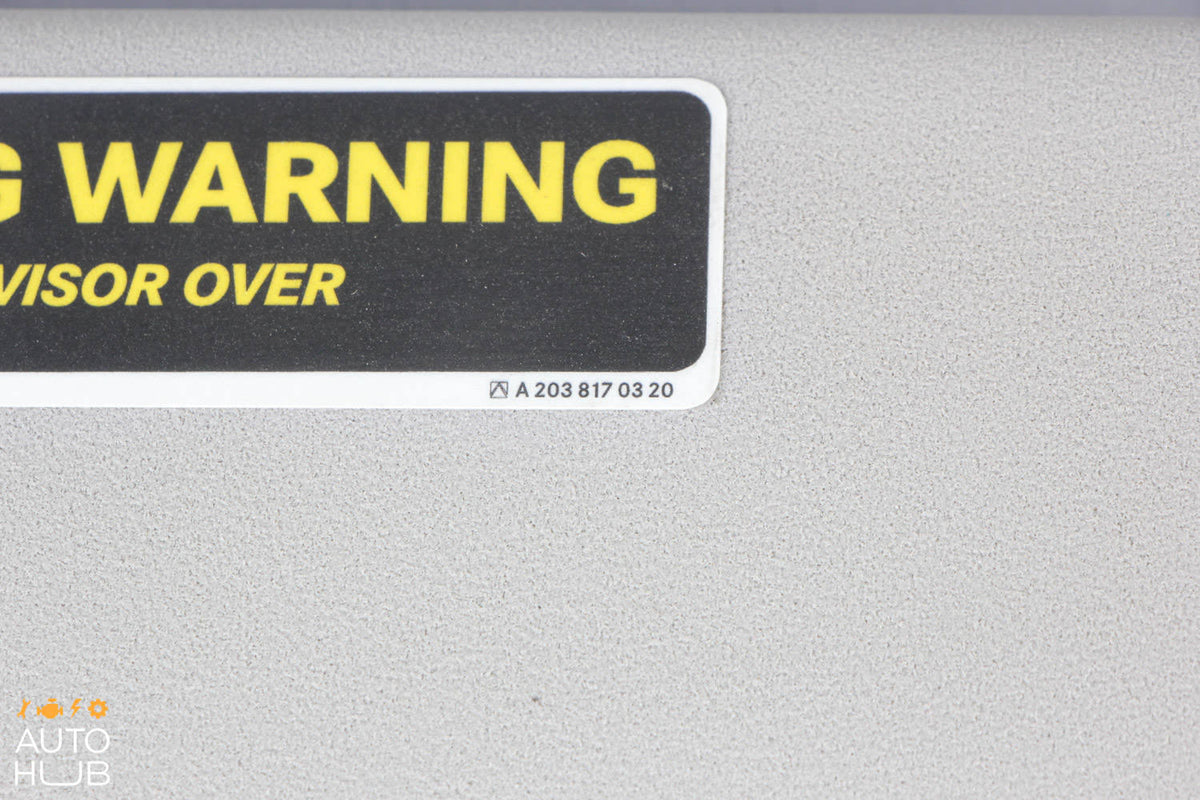 03-09 Mercedes W209 CLK500 CLK55 Right Passenger Side Sunvisor Sun Visor Gray #6 - photo 10