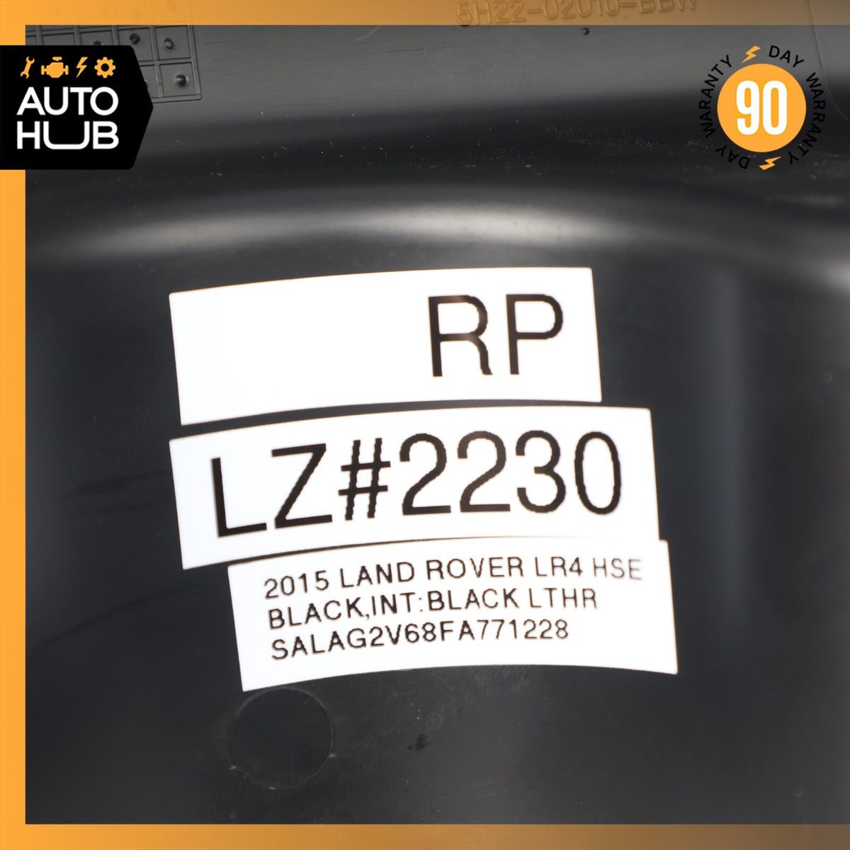05-16 Land Rover LR4 HSE Steering Column Upper & Lower Cover Trim Black OEM 86k - photo 14