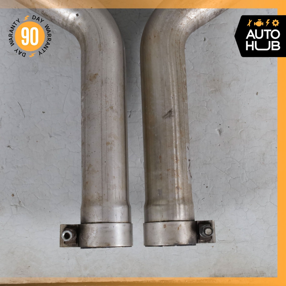 15-18 Bentley Flying Spur 4.0L V8 Sedan Exhaust Mufflers Right & Left Set OEM - photo 13