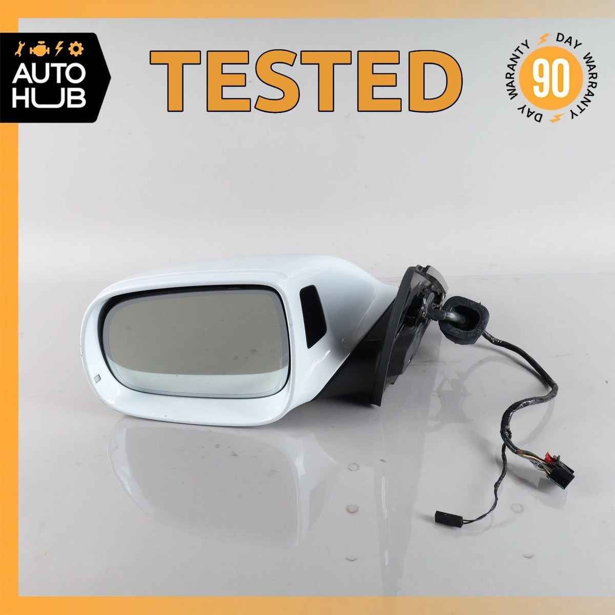 09-14 Audi 8R Q5 SQ5 Front Left Side Rear View Mirror w/ Blind Spot OEM - photo 1