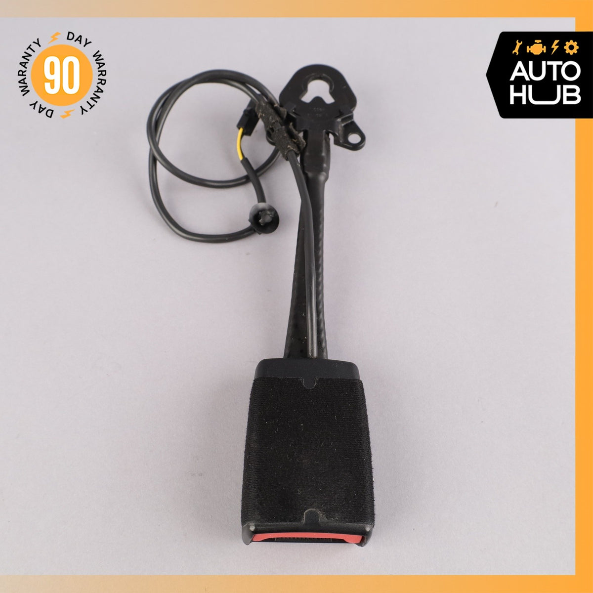 11-18 Porsche Cayenne 958 Front Left Seat Belt Buckle Black 7P0857755 OEM - photo 6