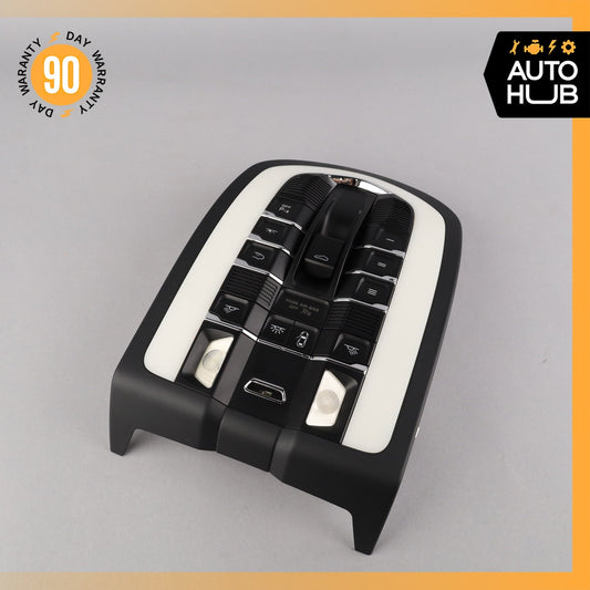 10-18 Porsche Cayenne 958 Panamera Front Overhead Dome Light Lamp Black OEM - photo 1