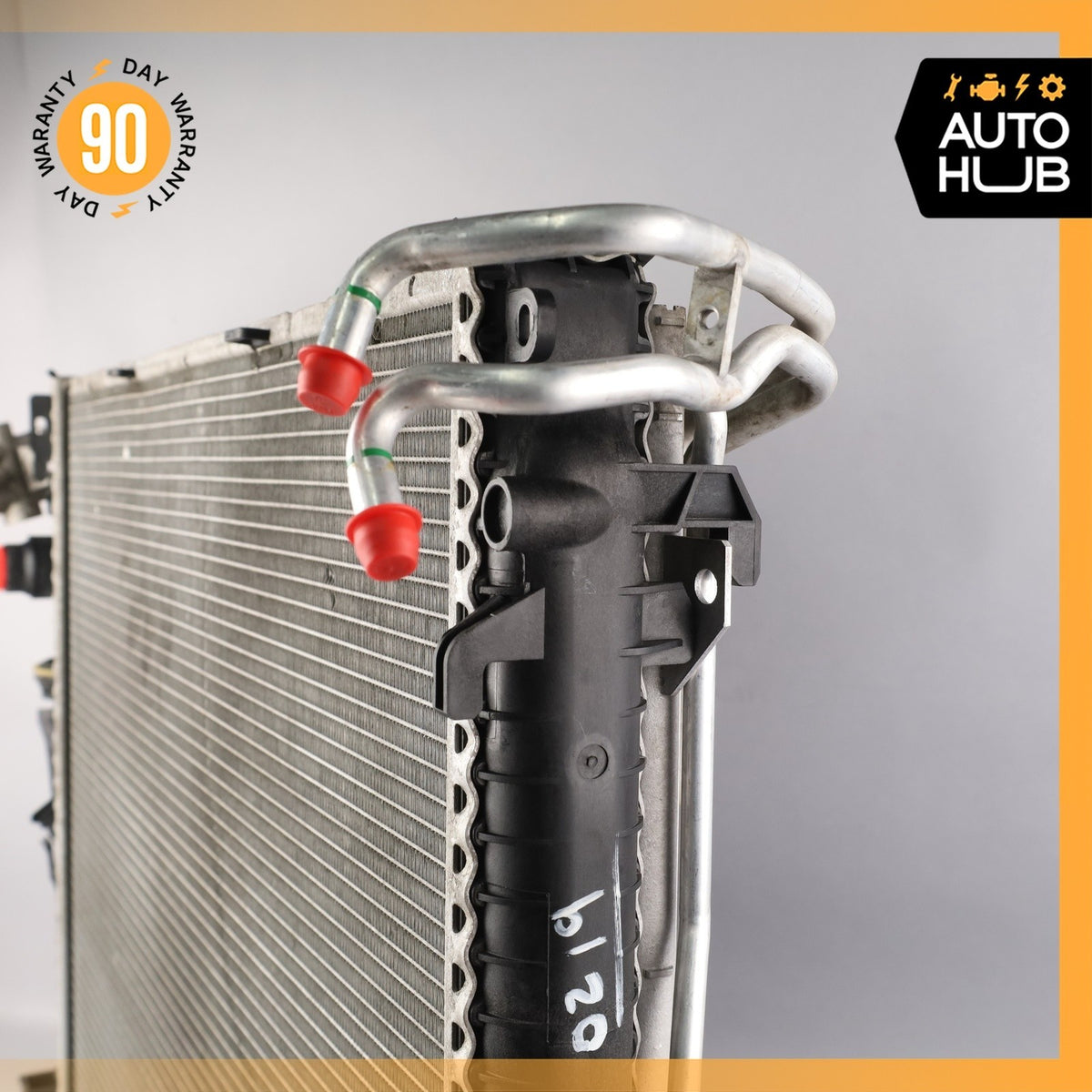 03-10 Porsche Cayenne 955 Turbo Engine Cooling Radiator A/C Condenser Cooler OEM - photo 19