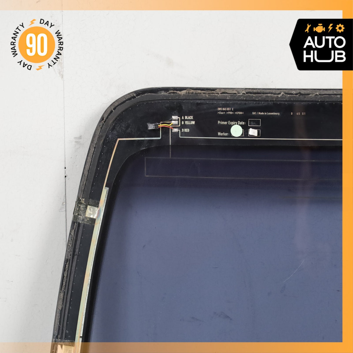 06-13 Bentley Continental Flying Spur Rear Windshield Wind Shield Glass OEM 78k - photo 11