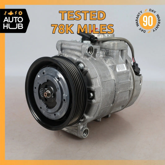 BMW E60 528i A/C AC Air Condtitioning Compressor 64529174803 OEM 78k - photo 1