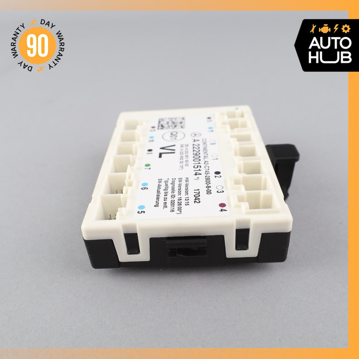 2017 Mercedes W222 Maybach S600 Front Left Door Control Module 2229001514 OEM - photo 2