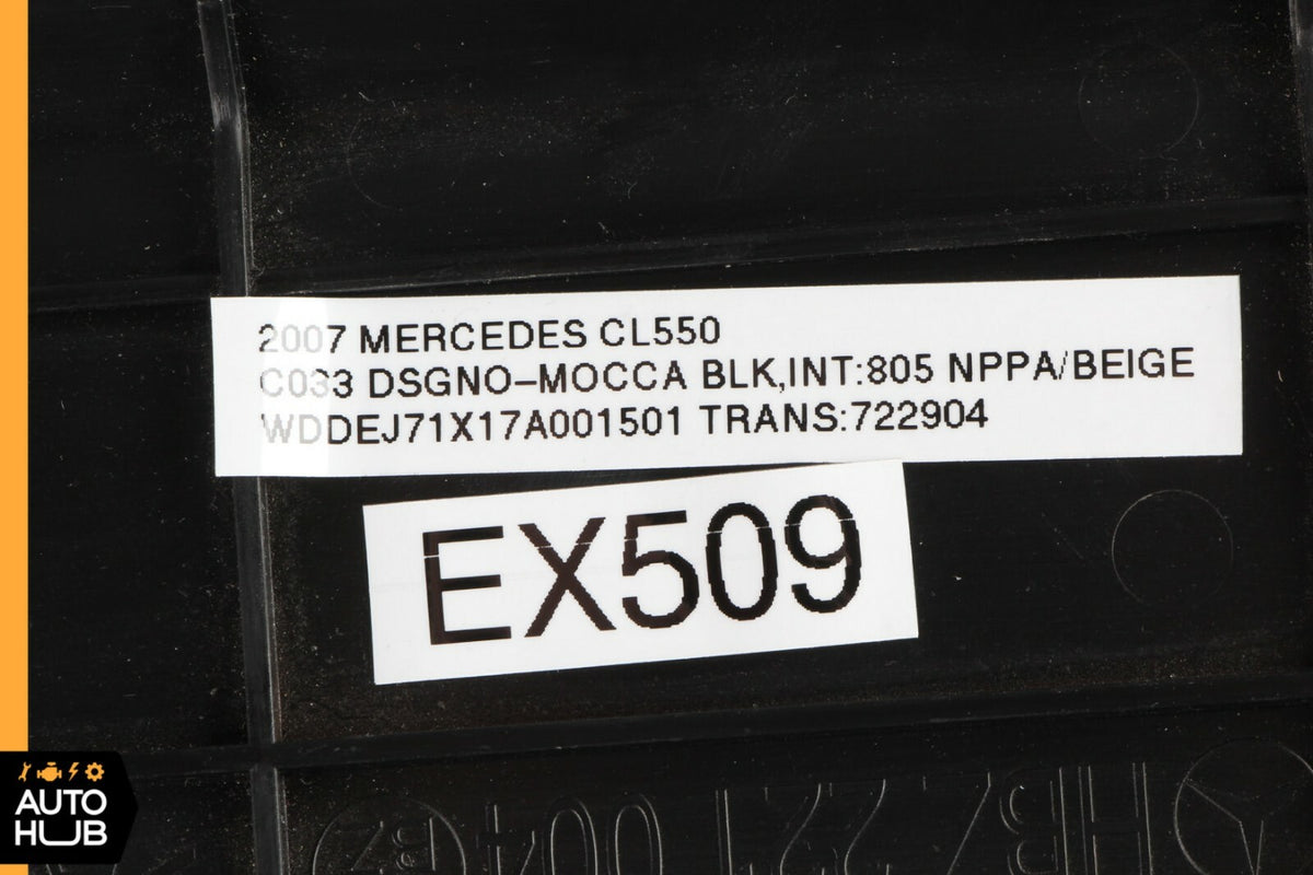 07-13 Mercede W216 CL65 CL550 Under Seat Compartment Trim Front Left Side  OEM - photo 12