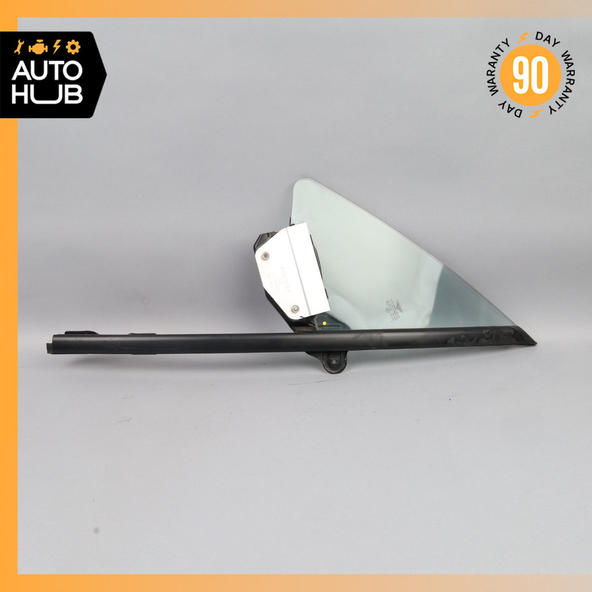 03-10 Bentley Continental GT Coupe Front Left Side Door Vent Window Glass OEM - photo 2