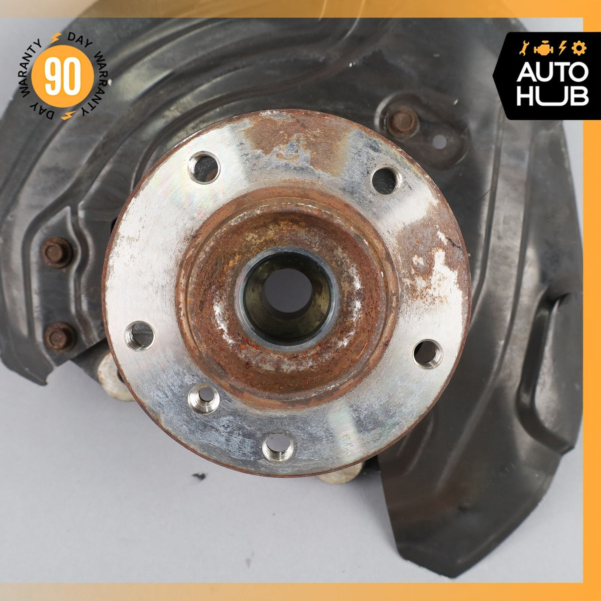 13-15 BMW E84 X1 AWD Front Right Side Spindle Knuckle Hub w/ Shield OEM 48k - photo 6