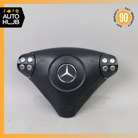 05-08 Mercedes W203 C230 SLK350 C350 Steering Wheel Air Bag Airbag Black OEM - photo 1