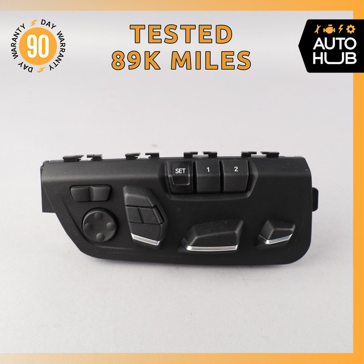 14-19 BMW F15 X5 X6 Front Right Passenger Seat Memory Lumbar Control Switch OEM - photo 1