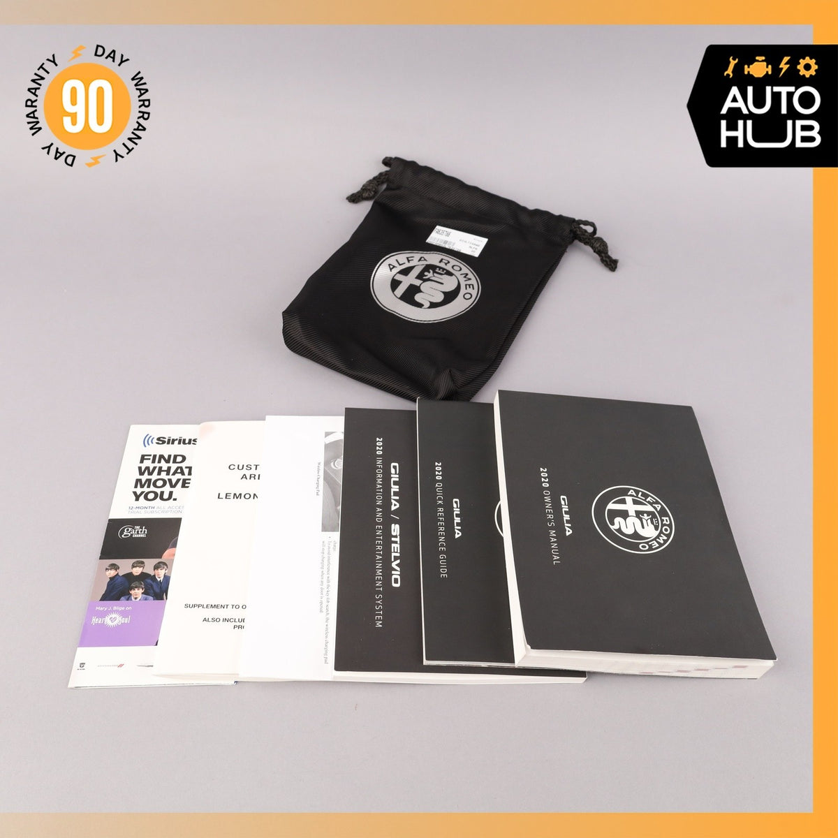 2020 Alfa Romeo 952 Giulia Owner's Manual Book Set OEM - photo 2