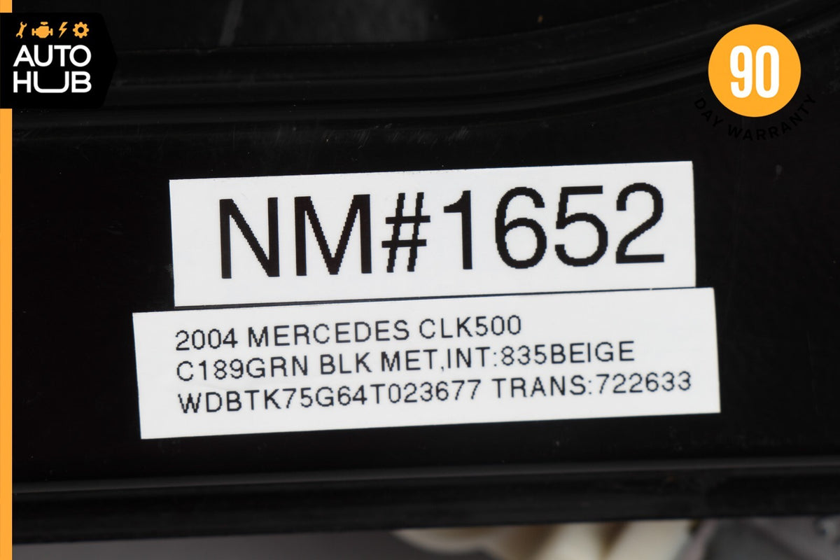03-09 Mercedes W209 CLK500 CLK550 Front Left Side Window Regulator Motor OEM - photo 12