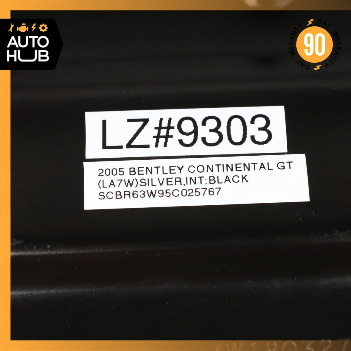 03-12 Bentley Continental GT GTC Front Cowl Crossmember Frame Support OEM - photo 12