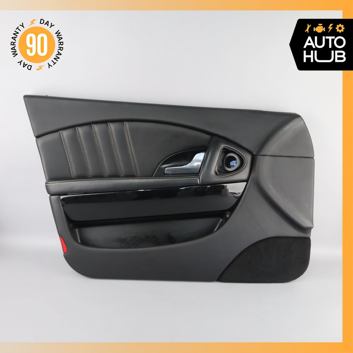 03-13 Maserati Quattroporte M139 Front Left Side Interior Door Panel Black OEM - photo 1