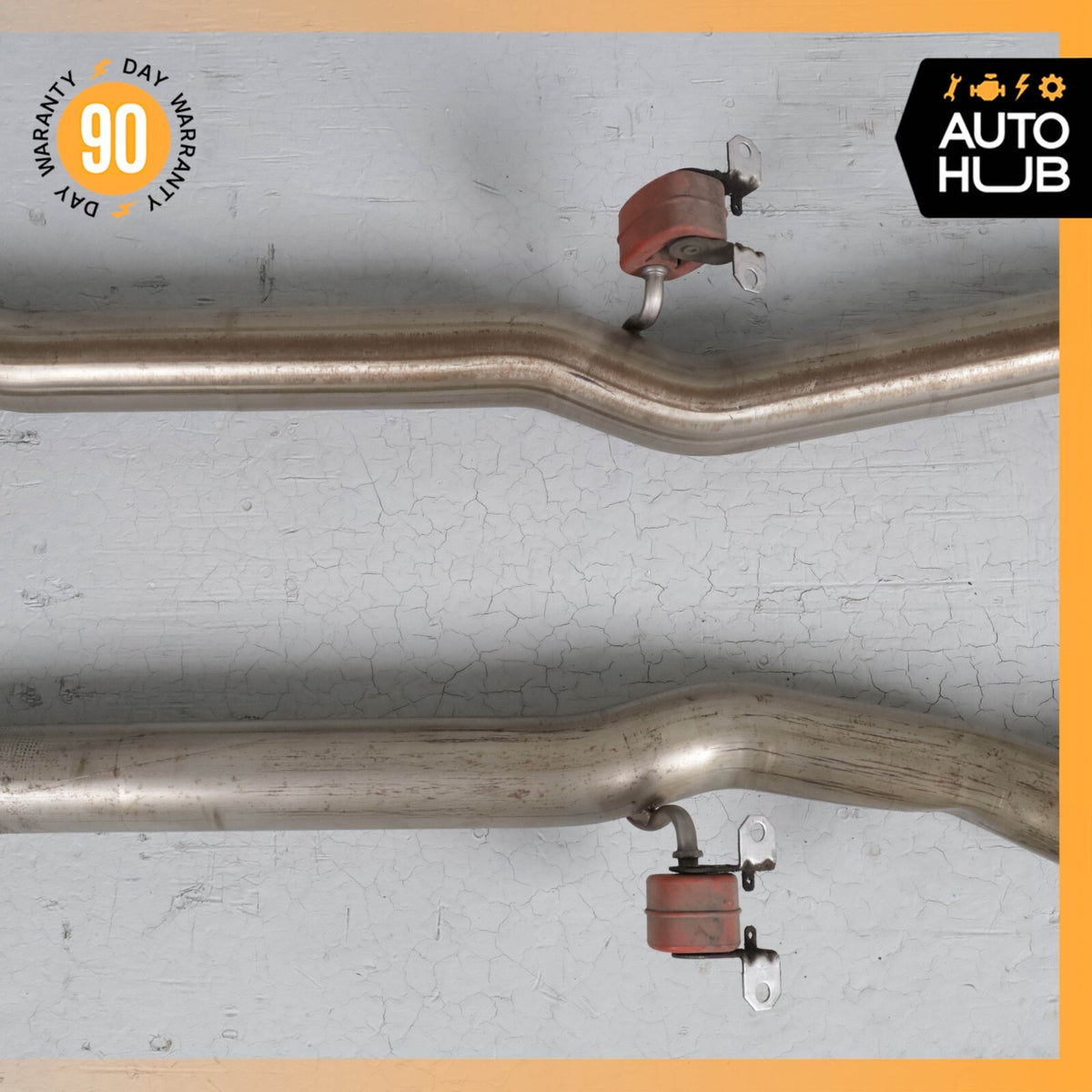 Bentley Continental GT 6.0L Middle Exhaust Downpipe Left & Right Side OEM 56k - photo 4