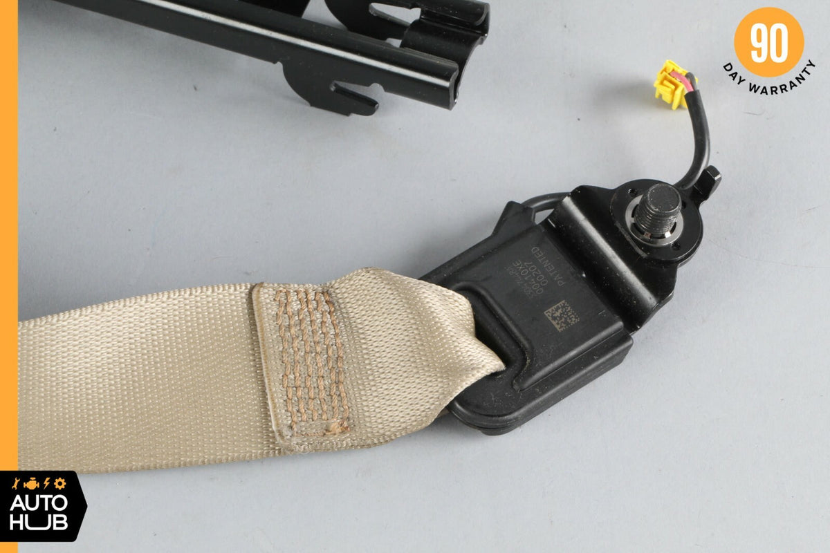 08-15 Mercedes W204 C250 C300 C350 Front Right Passenger Seat Belt Beige OEM - photo 8