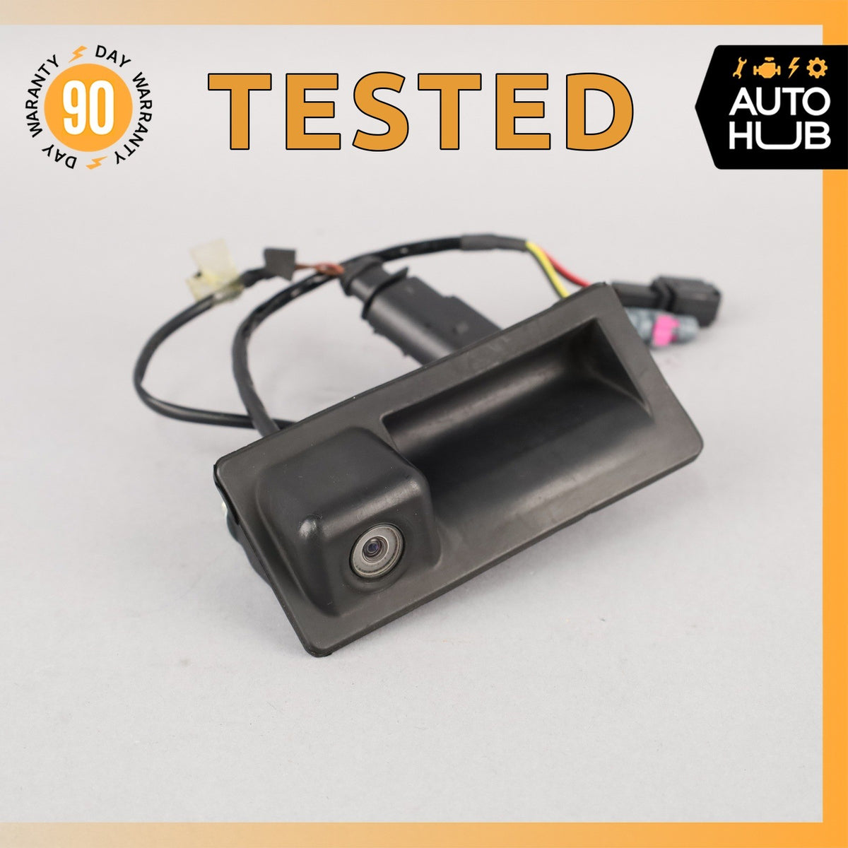 Porsche Cayenne 958 Trunk Tailgate Release Open Handle w/ Camera OEM - photo 1