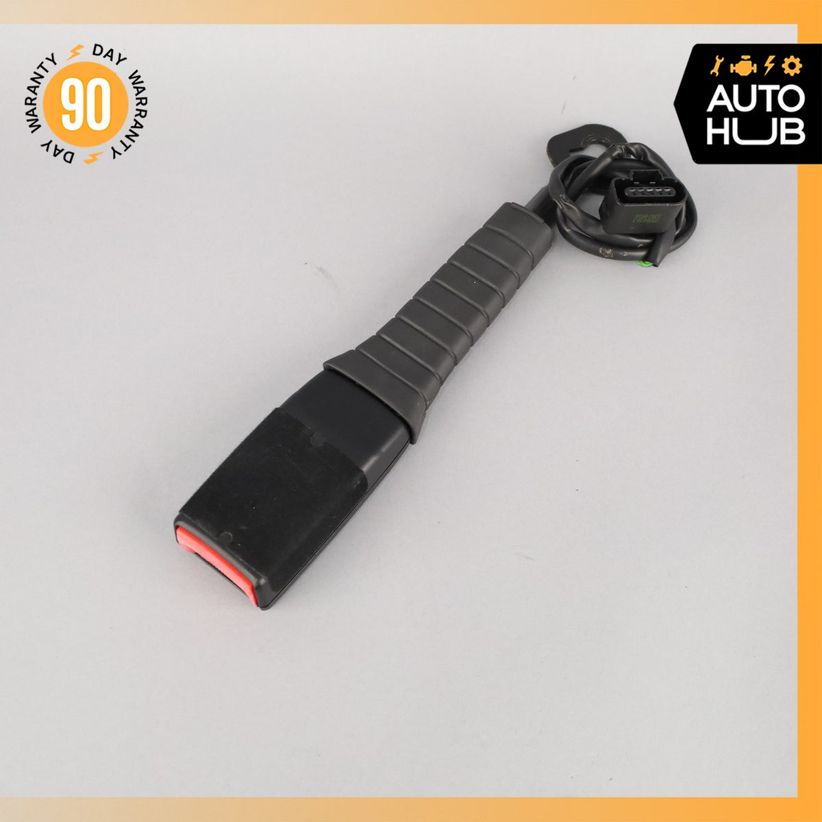 11-18 Porsche Cayenne 958 Front Right Seat Belt Buckle Black 7P0857756E OEM - photo 3