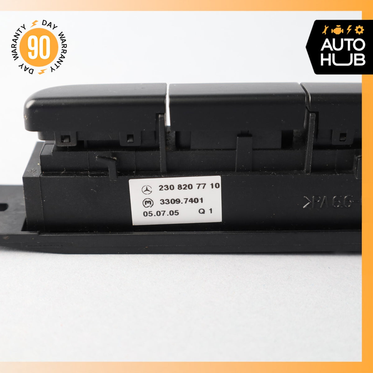 03-08 Mercedes R230 SL500 SL55 AMG Center Console Blank Filler 2308207710 OEM - photo 7