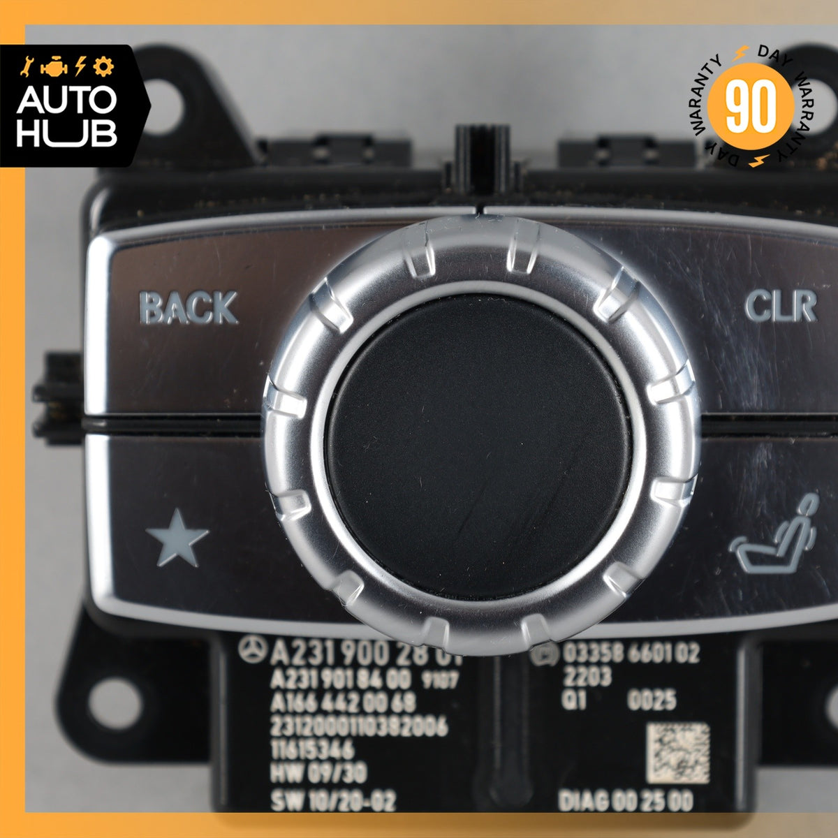 Mercedes R231 SL550 Center Console Navigation Stereo Control Switch OEM - photo 4