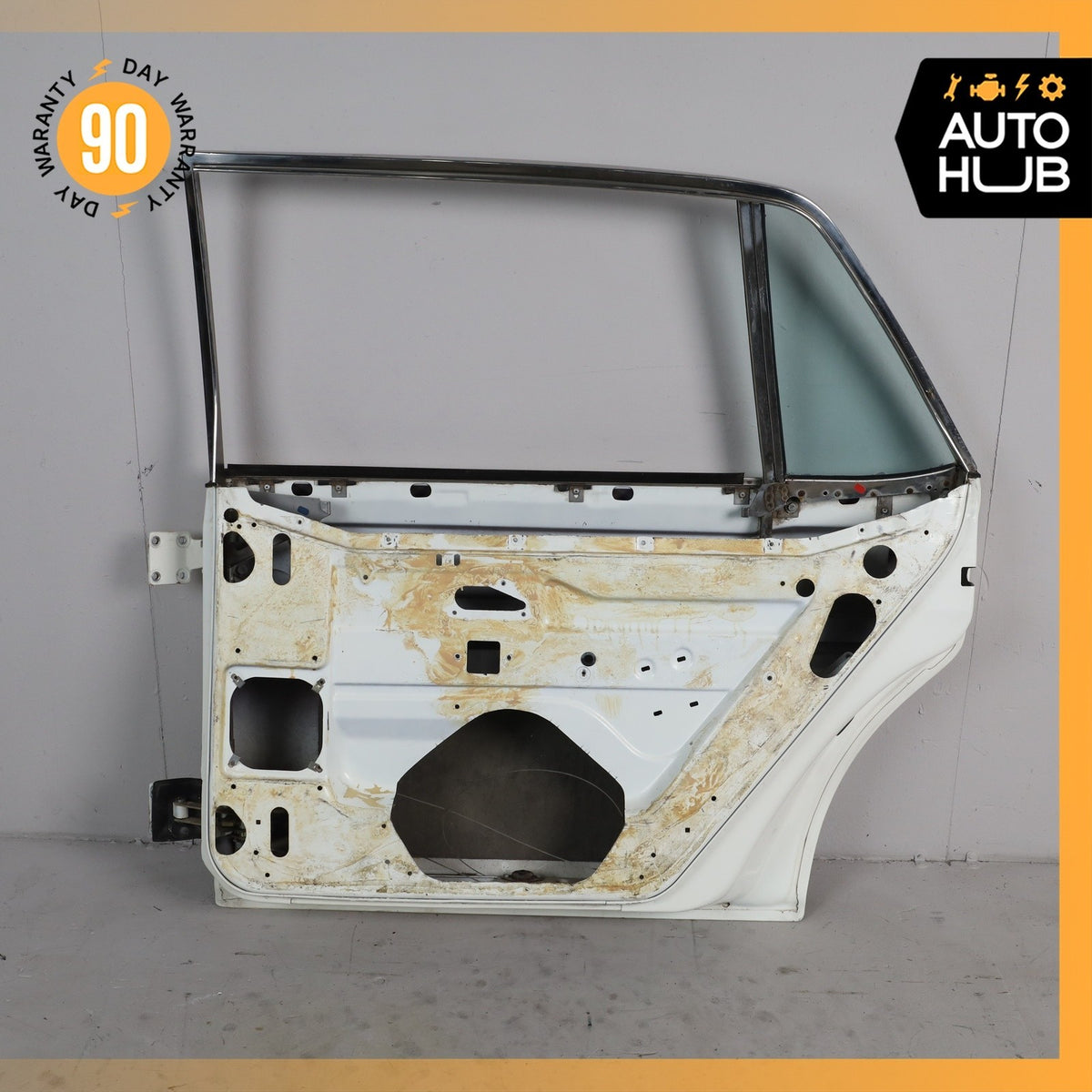 81-91 Rolls Royce Silver Spur Rear Right Side Door Shell White OEM 40k - photo 14
