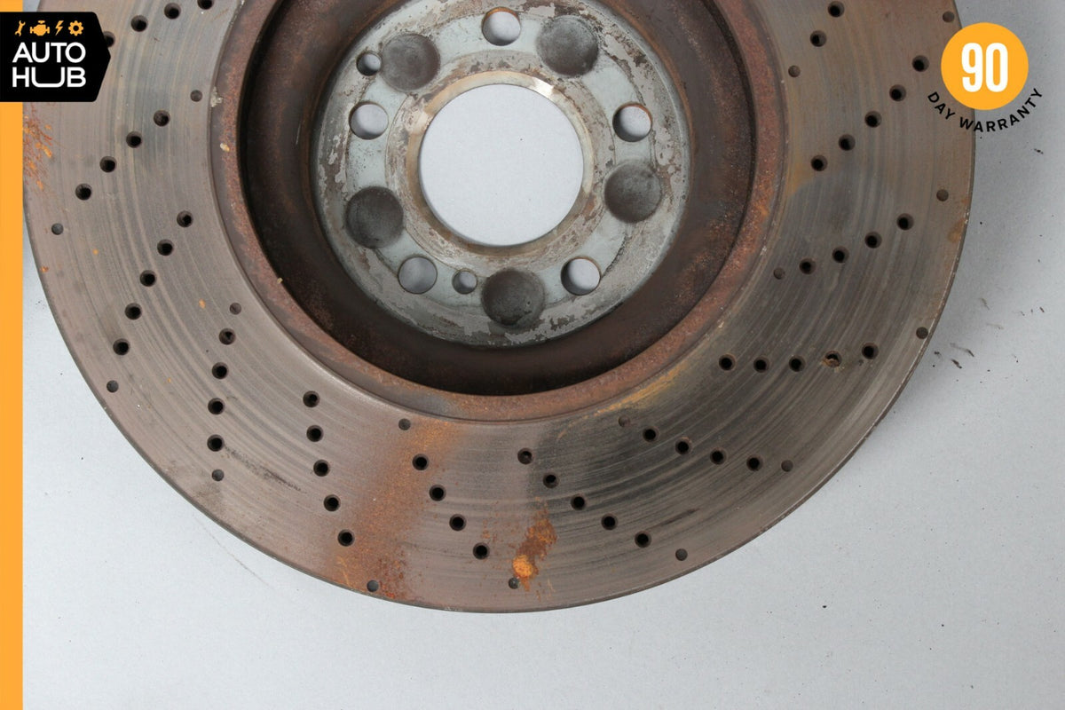 Mercedes W204 C63 AMG E550 Front Left & Right Drilled Disc Brake Rotors OEM 72k - photo 10