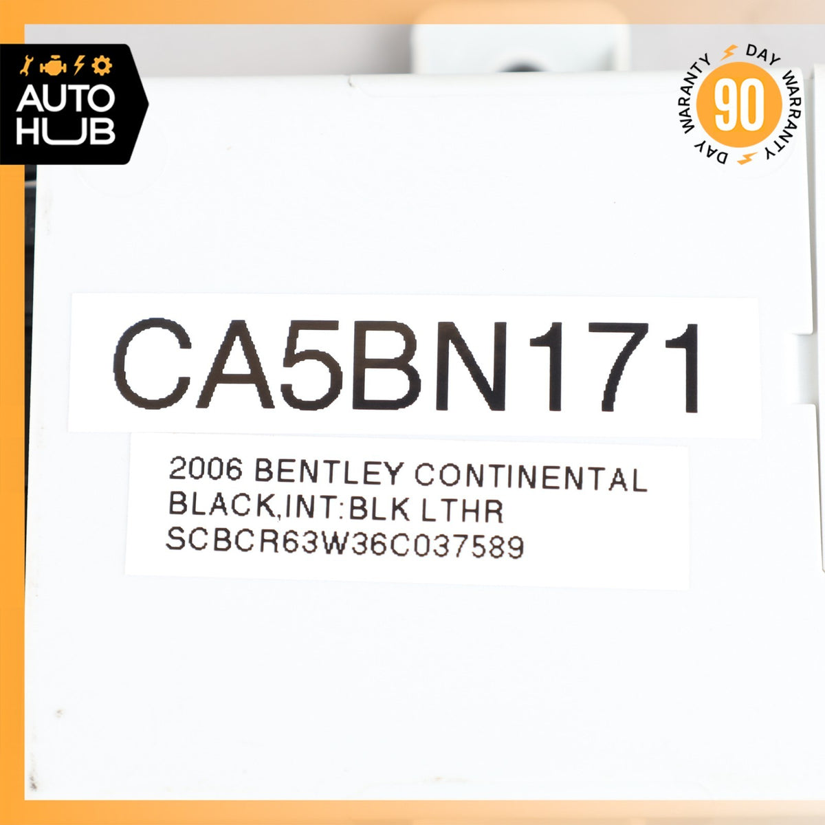Bentley Continental GT Tire Pressure Monitoring System TPMS Module 61k - photo 7