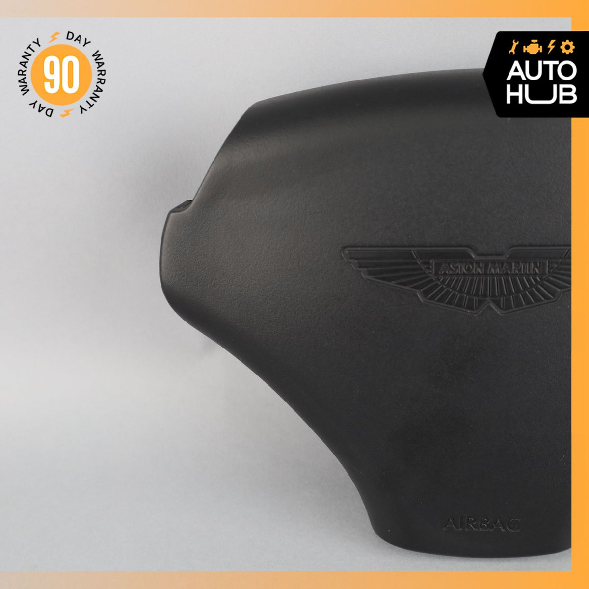 00-04 Aston Martin DB7 Vantage Driver Steering Wheel Airbag Black OEM 35k - photo 3