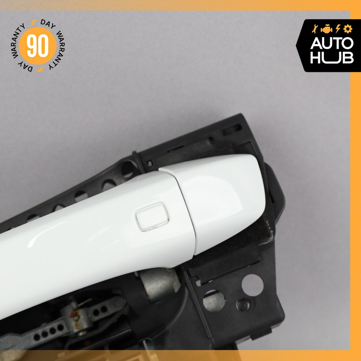 17-19 Audi 4M Q7 Rear Left Driver Side Exterior Door Handle White OEM 87k - photo 3