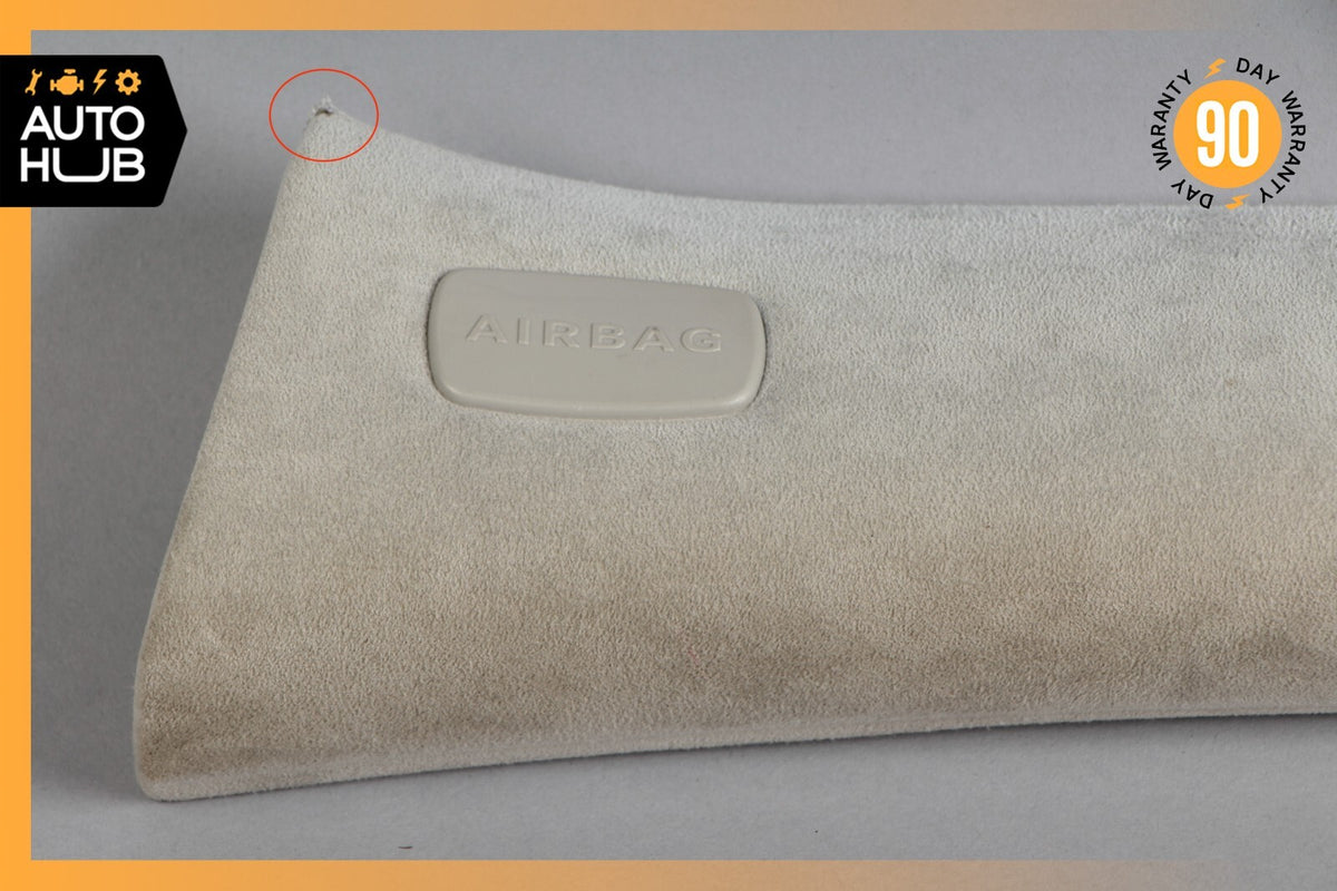 07-13 Mercedes W221 S600 S550 Front Left Side A Pillar Trim Panel Suede OEM - photo 2
