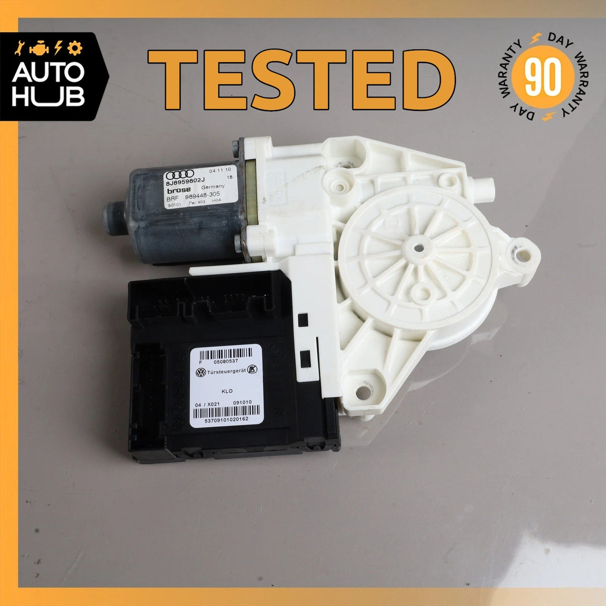 Audi 8J TT Right Door Window Regulator Motor 8J8959802J OEM - photo 1