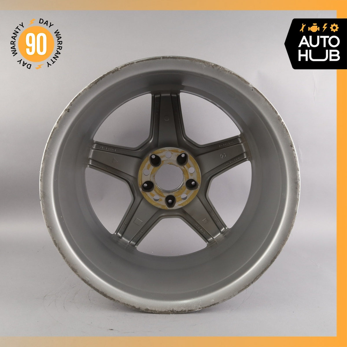 Mercedes W211 E350 E55 CLS55 AMG 9 x 18 18" Rear Wheel Rim 2114016702 OEM - photo 9