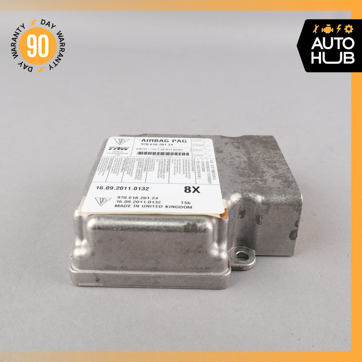 Porsche Panamera 970 Airbag Air Bag Sensor SRS Control Module OEM 51k - photo 5