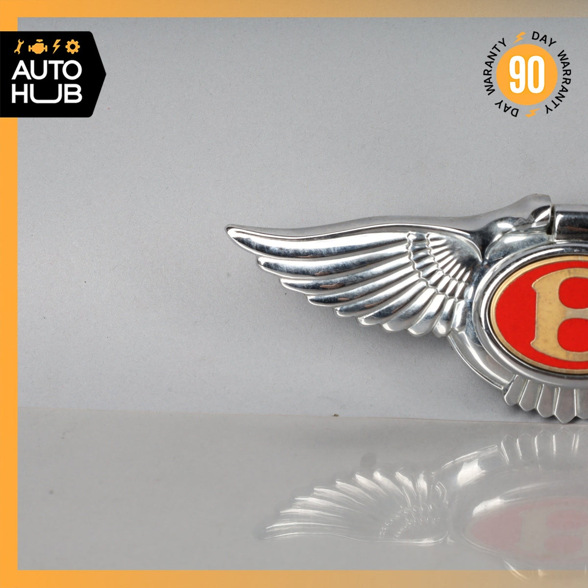 00-02 Bentley Arnage Trunk Lid Unlock Release Handle Emblem OEM 50k - photo 3
