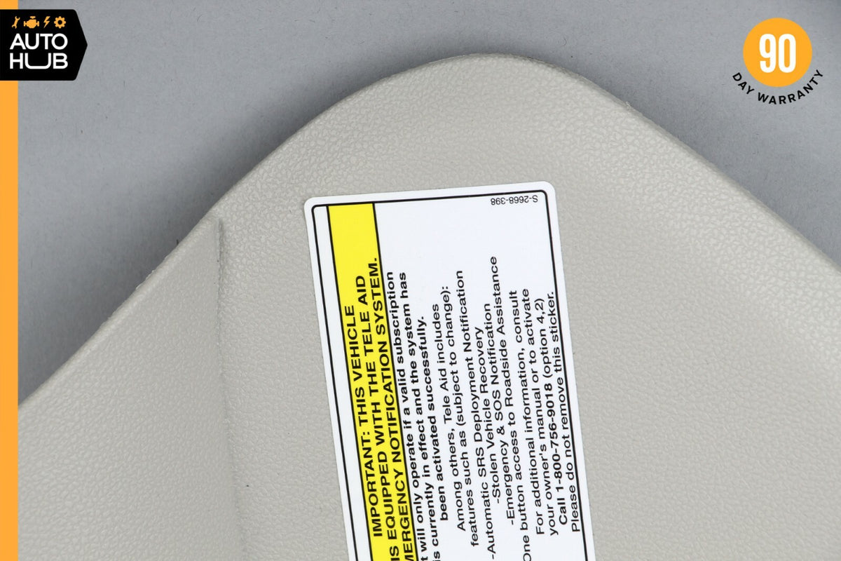 06-12 Mercedes X164 GL450 ML350 Dashboard Dash Board Left Side Trim Gray OEM - photo 4